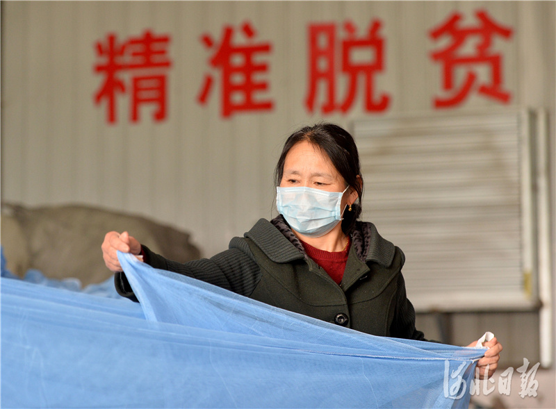 河北衡水:扶贫车间复工忙